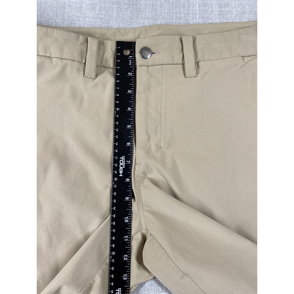 Lululemon Shorts Mens 35 Beige Stretch Tech Chino 10" Inseam Golf Gym Casual - Picture 4 of 10